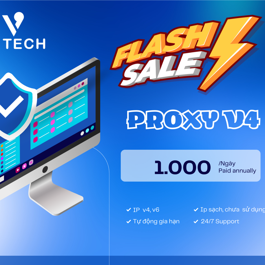 Bán Proxy V4- VN giá từ 25K