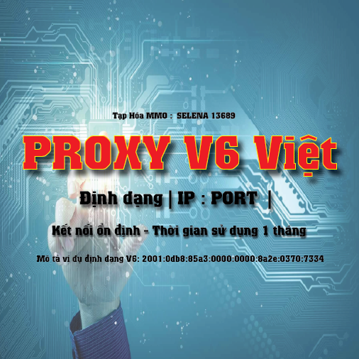 Cung cấp Proxy V6 VPS Việt  dạng ip:port nuôi facebook...vv