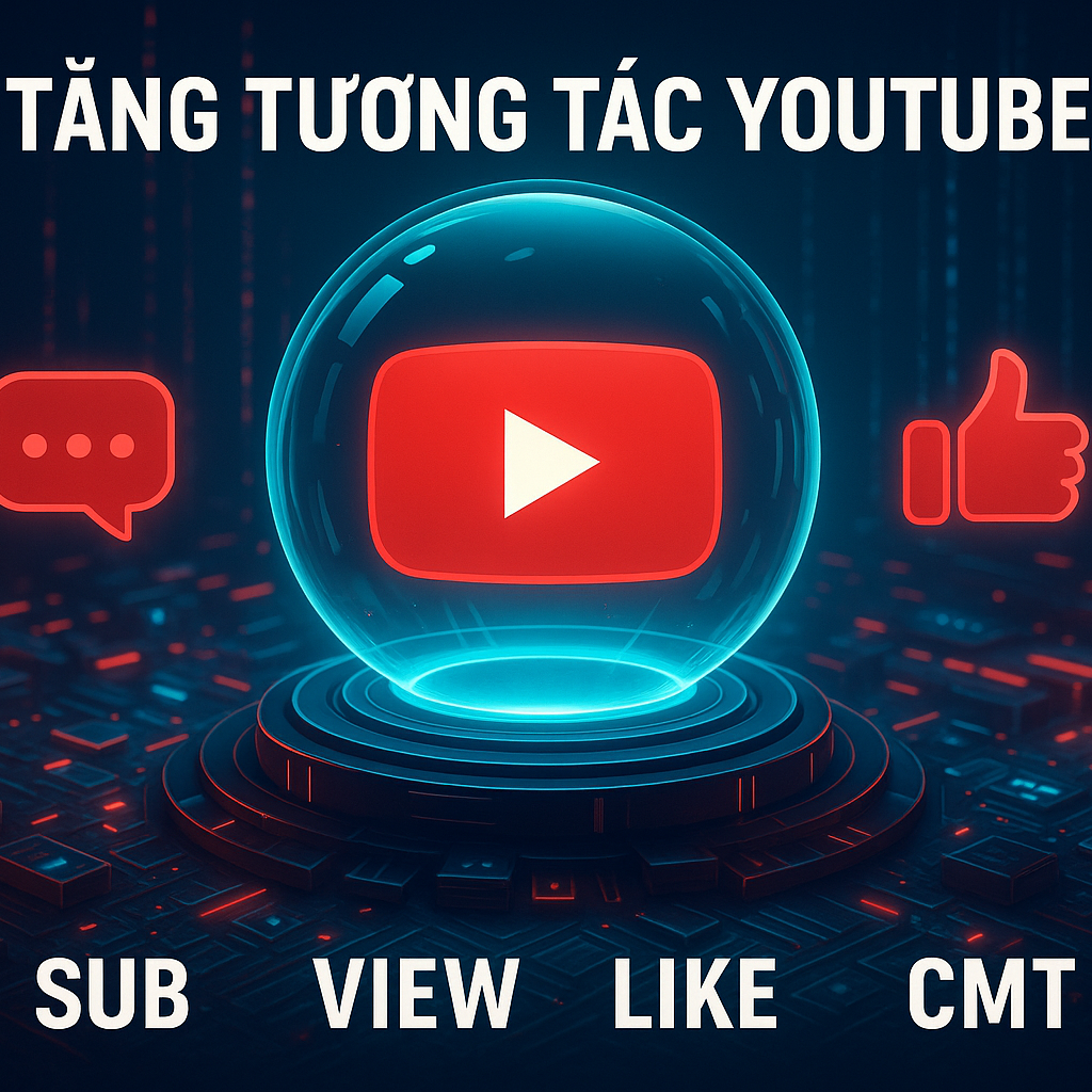 Dịch Vụ Tăng Tương Tác YouTube Chuyên Nghiệp – Sub, View, Like, Comment Chuẩn