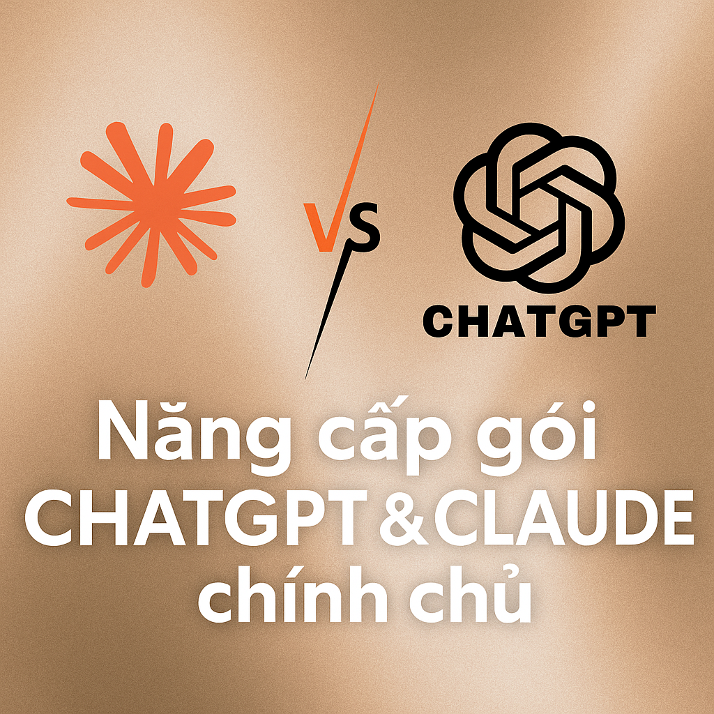 Nâng cấp Tài khoản CHATGPT & Tài khoản CLAUDE Chính Chủ Tài Khoản APP trên Apple IOS Giá siêu rẻ