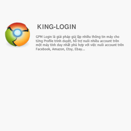 King Login (Anti Detect Browser fb,ebay,etsy,ads) 